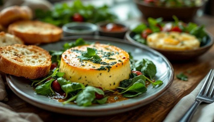 Flan di spinaci
