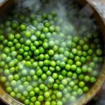 La preparazione dei piselli