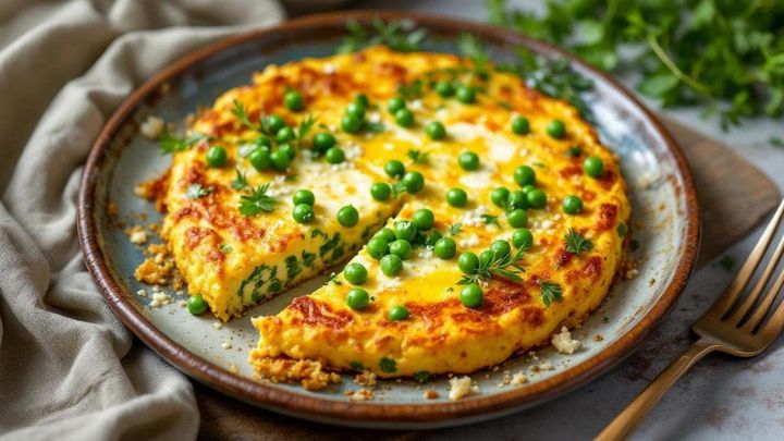 Frittata di piselli
