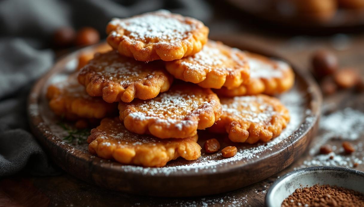 Frittelle di farina di castagne