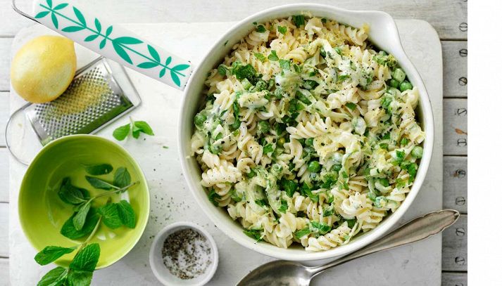 Fusilli alla menta