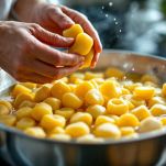La cottura degli gnocchi