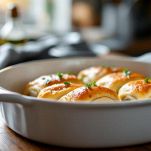 Involtini di pollo nella pirofila