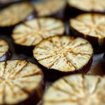 Incisione fette di melanzane