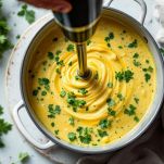 Realizzazione della purea di verdure