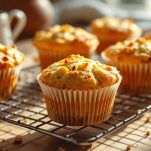 Muffin all'arancia pronti