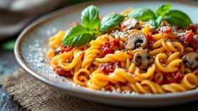 Pasta con funghi