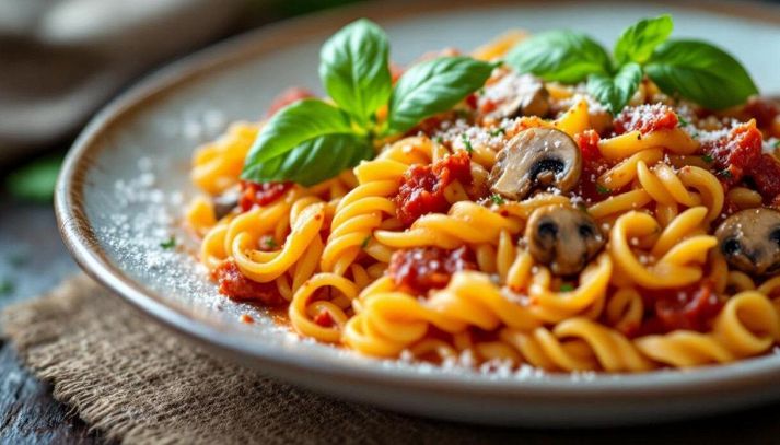 Pasta con funghi