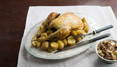 pollo arrosto ripieno