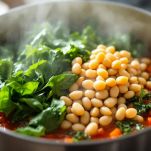 cavolo nero, bietole e fagioli per la ribollita