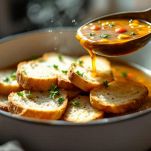 pane raffermo nella ribollita