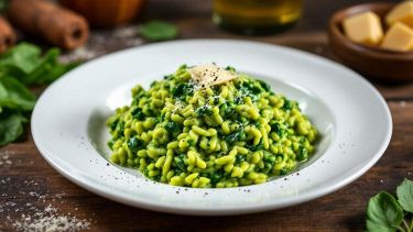 Risotto agli spinaci