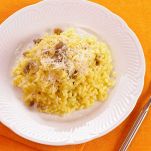 Mescolate energicamente per mantecare il risotto