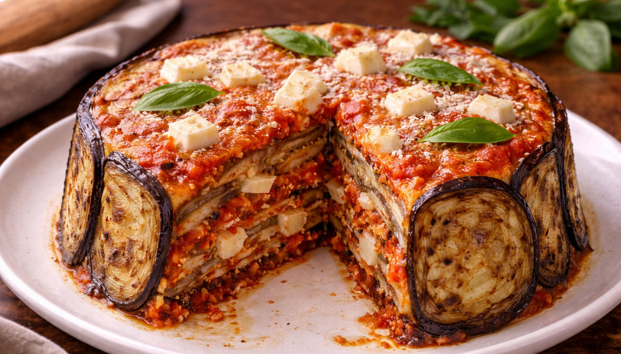 Timballo di melanzane