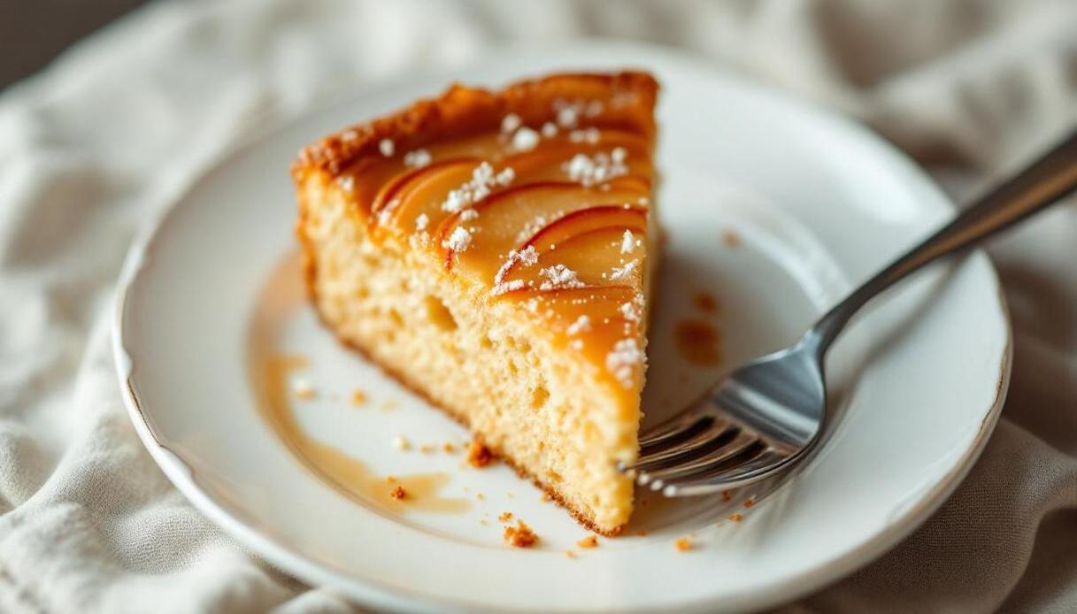 Torta di mele invisibile