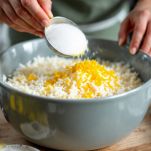 zucchero nella torta di riso