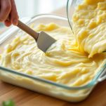 albumi nell'impasto del tortino di patate