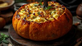 Zucca ripiena: piatto autunnale dal sapore avvolgente