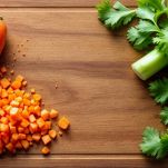 Zuppa di farro con verdure e osso di prosciutto