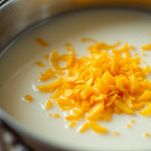 Latte e bucce d'arancia