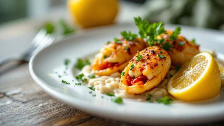 Calamari ripieni al forno