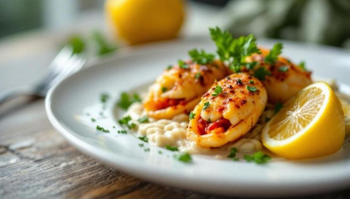 Calamari ripieni al forno