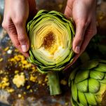 La pulitura dei carciofi