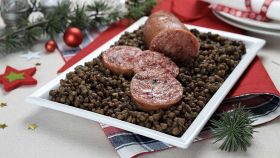 Piatto di Capodanno: cotechino con lenticchie facile e veloce