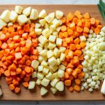 Carote, patate e porri