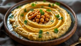 Crema di ceci pronta da servire