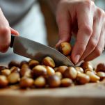 La sbucciatura e la pelatura delle castagne