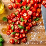 Pomodorini per gamberi alla catalana