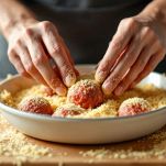 Preparazione delle polpette