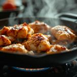 L'aggiunta del pollo