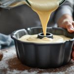 Impasto nel forno pronto per la cottura