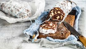 Salame di cioccolato con cacao