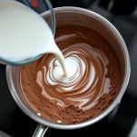 latte per il sanguinaccio dolce