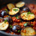 melanzane con pomodoro e olive