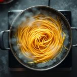 spaghetti in acqua salata