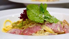 Tagliolini con culatello e parmigiano