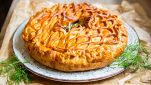 Torta salata al salmone