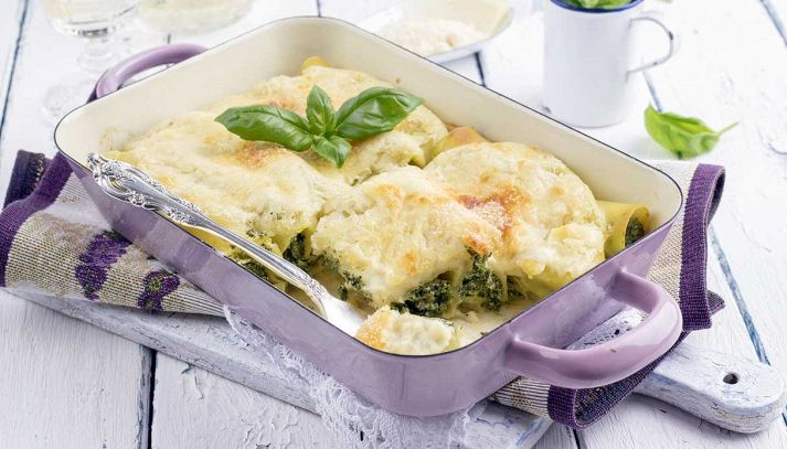 Cannelloni con ricotta ed erbe aromatiche