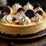 Cheesecake con gli Oreo pronta