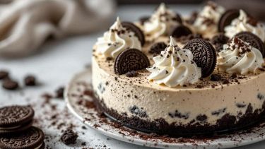 Cheesecake Oreo decorata