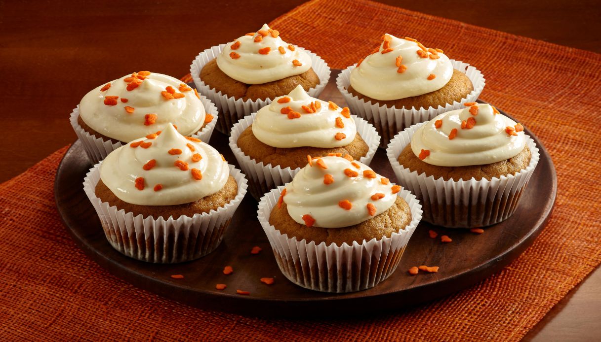 cupcake speziati alla zucca