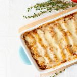 Pasta al forno besciamella e feta