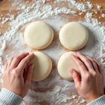 tondi di impasto per pizza fritta