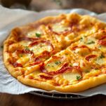 pizza fritta pronta per essere gustata