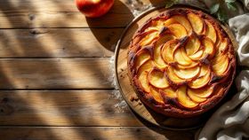 Torta di mele cremosa
