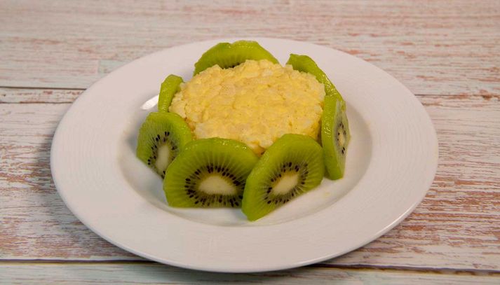 risotto con kiwi e prosecco